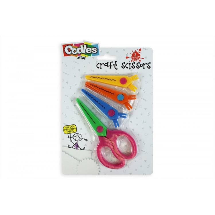 Picture of 4856 CRAFT SCISSORS WITH THREE CHANGEABLE PATTERN BLADES